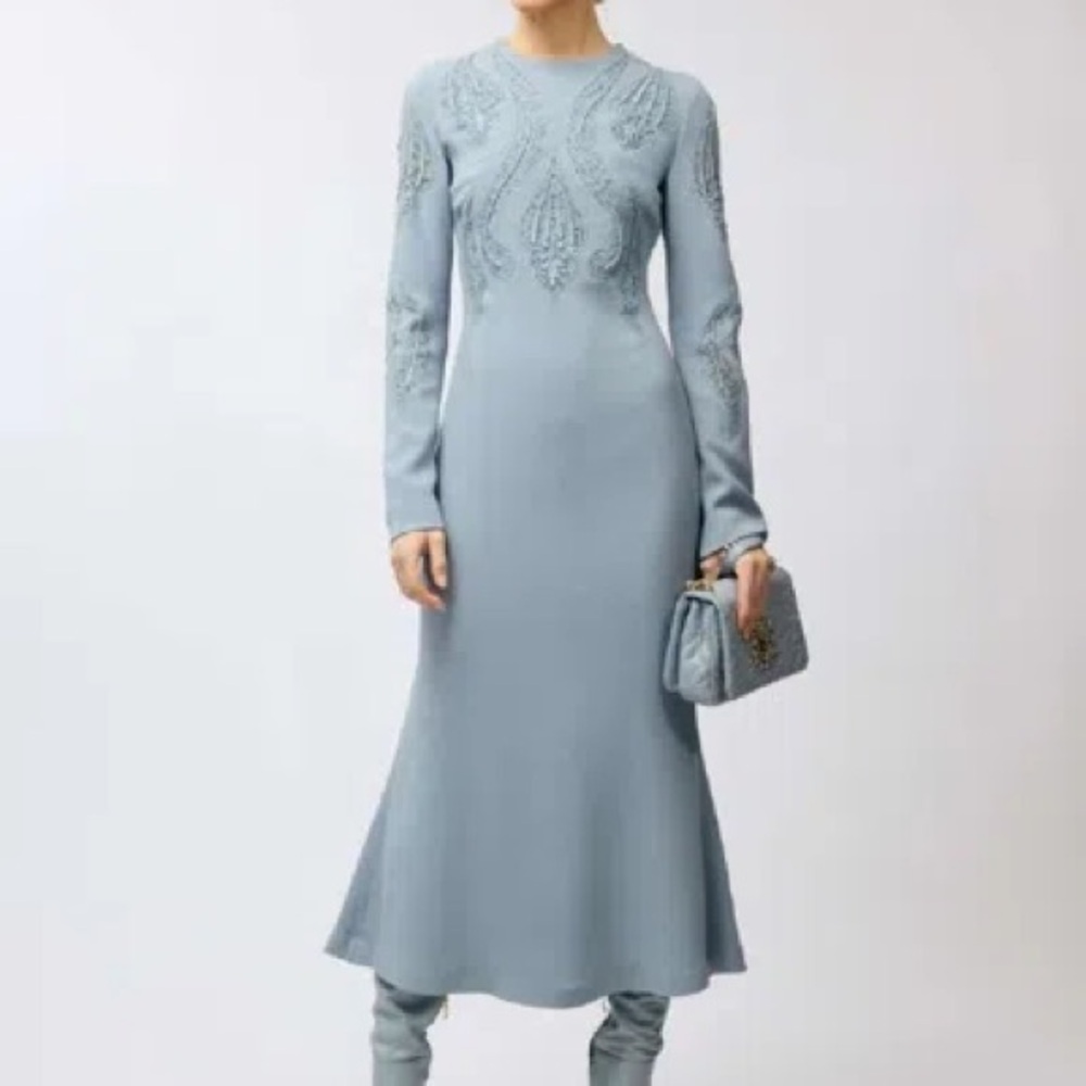 Elie Saab Midi Evening Gown